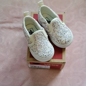 Multi glitter vans